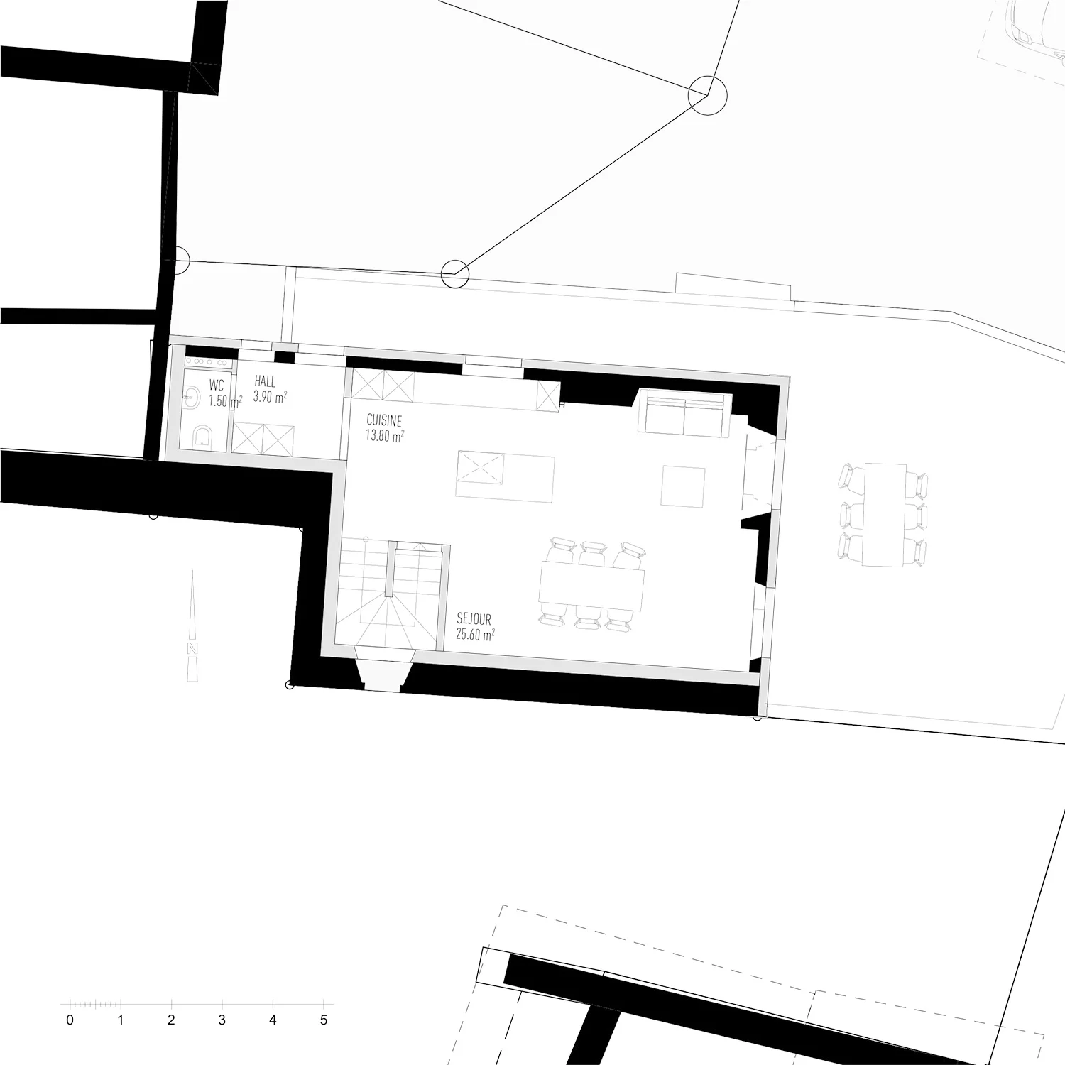 Villa familiale à Grancy — vue 2