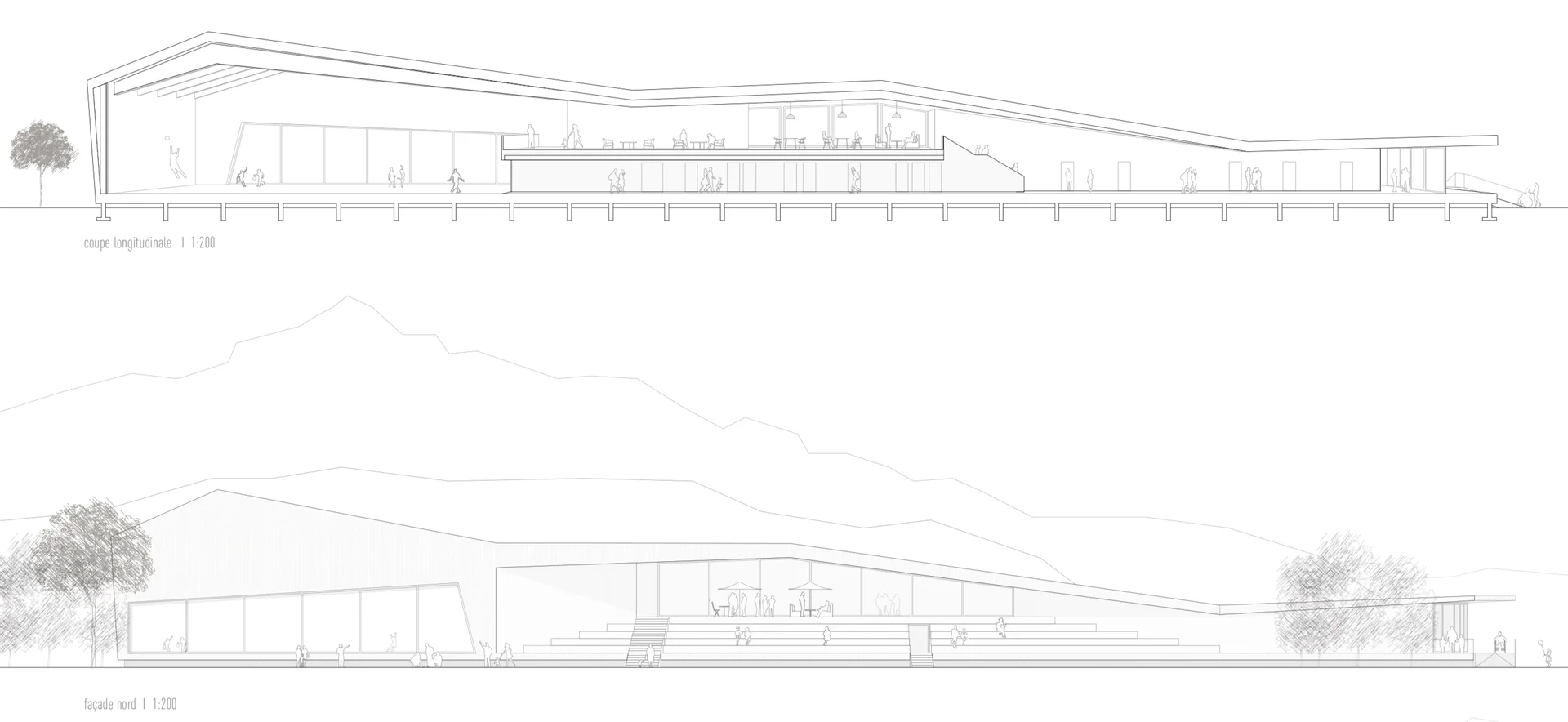 Complexe sportif à Broc — vue 4