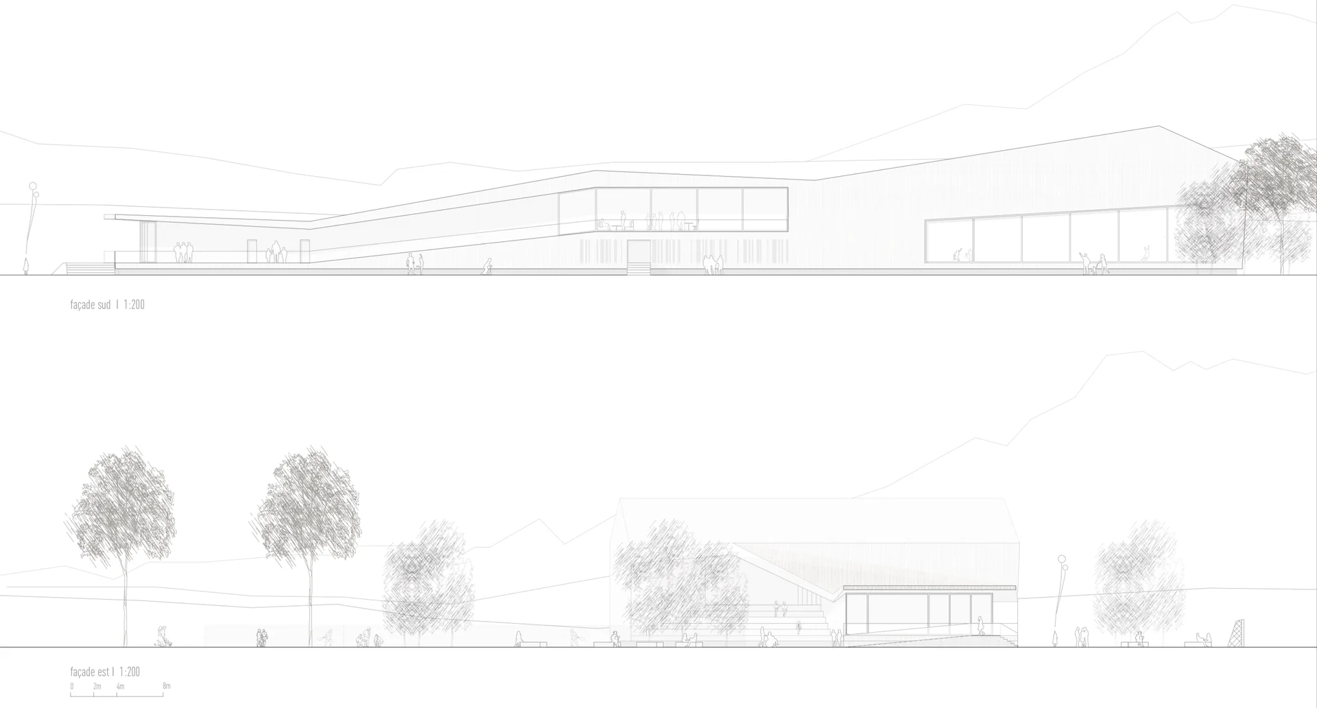 Complexe sportif à Broc — vue 5