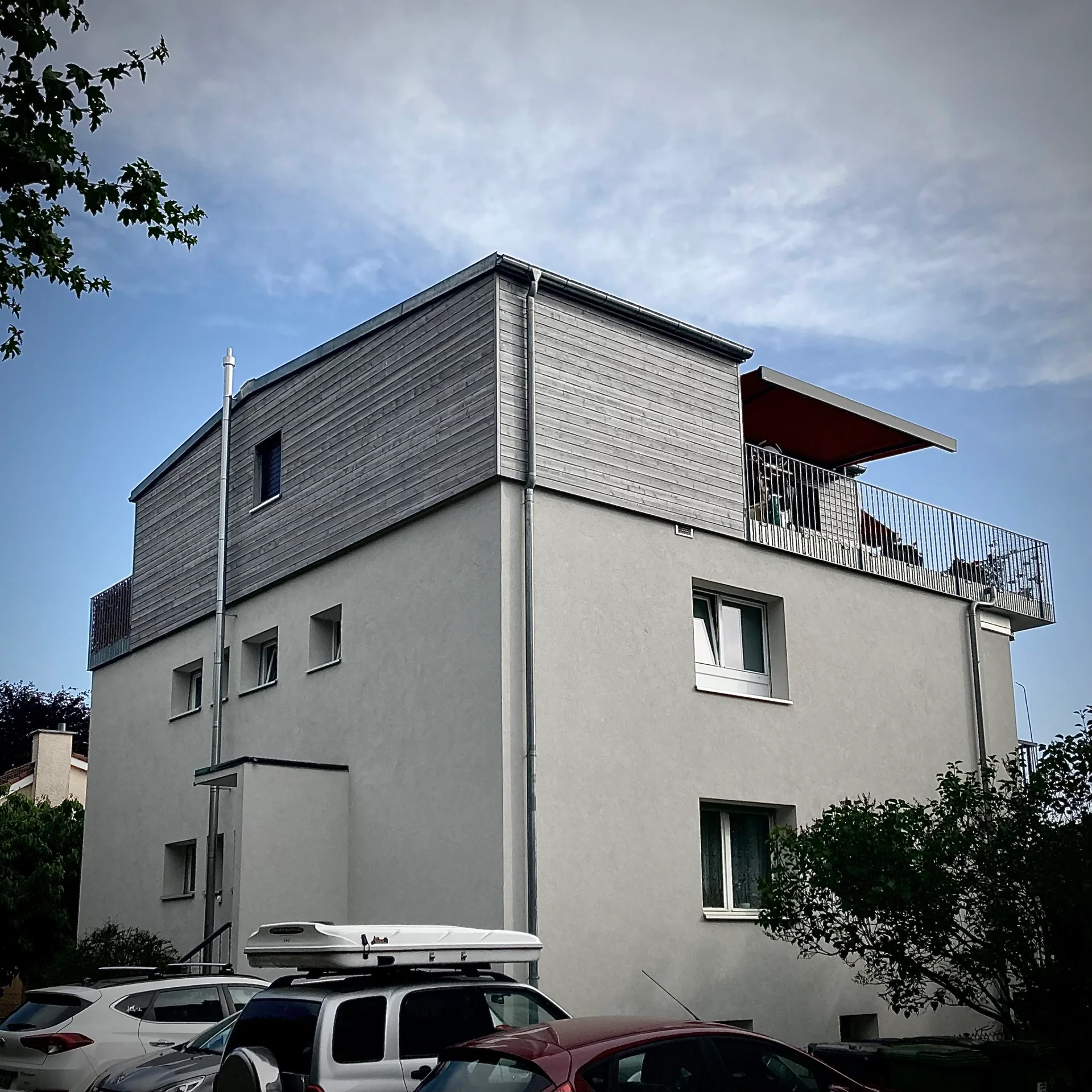 Surélévation bois à Renens — vue 2