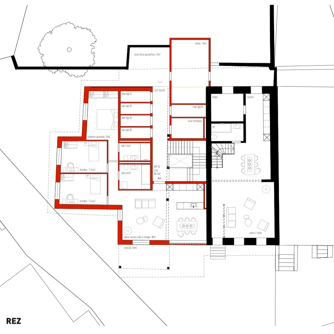 Rénovation Ferme Broyarde — vue 1