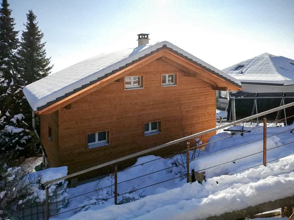 Surélévation chalet à Villars-Burquin — vue 9