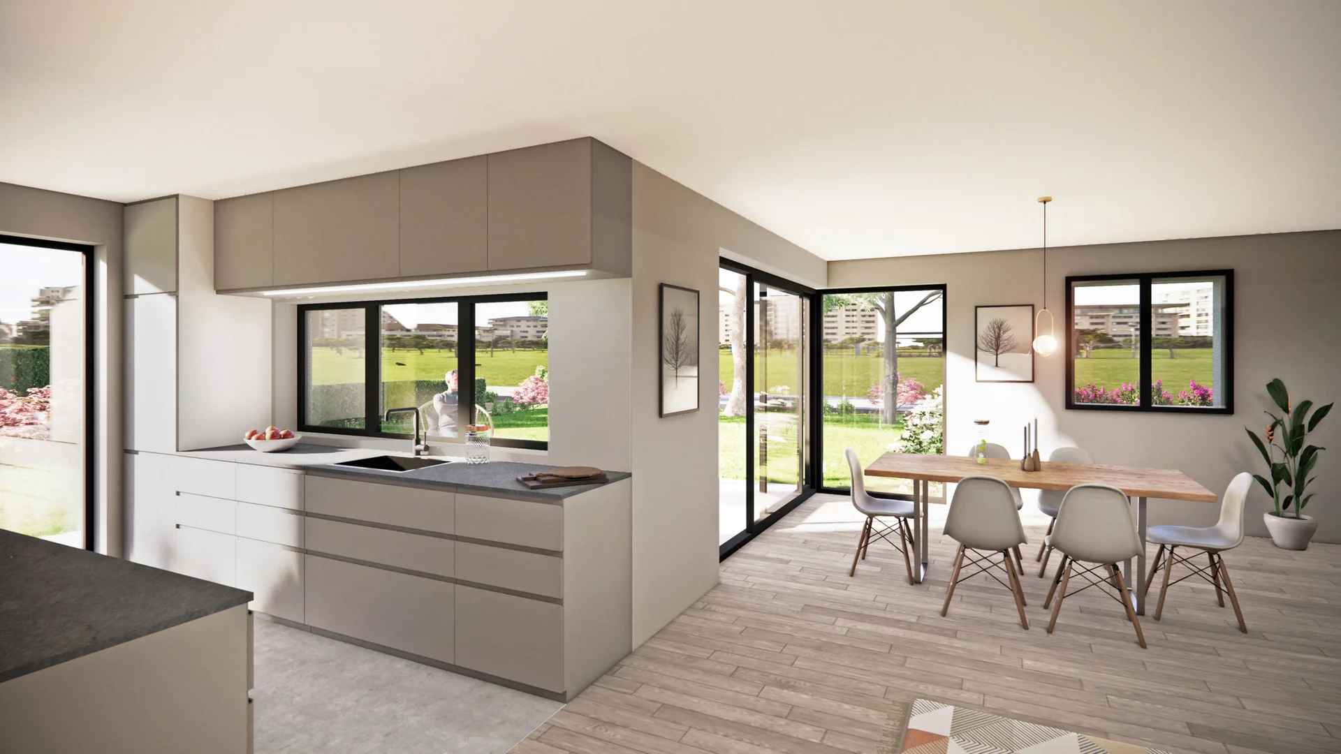 Immeuble construction bois à Gland — vue 4